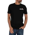 Ellesse Mens Classic T-Shirt, Black, XX-Large US