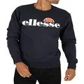Ellesse Men's SL Succiso Sweatshirt, Navy, Medium