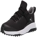 PUMA Men's Fusion Evo Golf Shoe, Black-quiet Shade, US 8