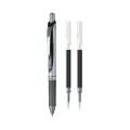 Pentel Energel Retractable Gel Pen 0.7mm Black + 2 Refills (YBL77-A2R)