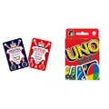 Queens Slipper Playing Cards Set Blue and Red Versions & Mattel UNO Card Game