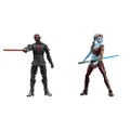 Star Wars The Black Series Darth Maul Toy 6-Inch-Scale The Clone Wars Collectible Action Figure, Toys for Kids Ages 4 and Up & The Black Series Aayla Secura Toy 6 Inch