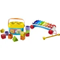 Fisher-Price Baby's First Blocks & Classic Xylophone, Musical Instrument Pull Toy, Multicolor