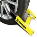 Stronghold Atlas Caravan & Trailer Wheel Clamp Fits Alloy and Steel Wheels with Tyres Up to 265 mm Wide Sold Secure Gold Standard