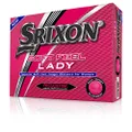 Srixon Soft Feel Lady Golf Balls (One Dozen), Unisex-Adult, Ball Soft Feel Lady, 10266189, Passion Pink, Dozen