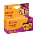 Kodak GOLD 200 Color Negative Film (35mm Roll Film, 24 Exposures, 3-Pack) - 6033971,Purple, Yellow