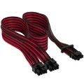 CORSAIR Premium Individually Sleeved 12+4pin PCIe Gen 5 Type-4 600W 12VHPWR Cable, Black&Red