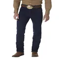 Wrangler Mens Cowboy Cut Stretch Slim Fit Jeans, Dark Stone, 29W x 30L