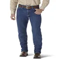Wrangler Men's George Strait Cowboy Cut Original Fit Jean, Heavyweight Stone Denim, 32W x 34L