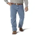 Wrangler Men’s 13MWZ Cowboy Cut Original Fit Jean, Antique Wash, 33W x 36L