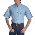 Wrangler Riggs Workwear Men's Big and Tall Chambray Work Shirt,Light Blue,Large Tall