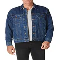 Wrangler Men's Big Rugged Wear Flannel Lined Jacket - Blue - X-Large Tall