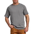 Dickies Cherokee Men's Cooling Short Sleeve T-Shirt, Smoke, Large