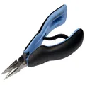 Lindstrom Ergo Snipe Nose Smooth Jaw Plier with Dual-Component Synthetic Handle, 158 mm Size