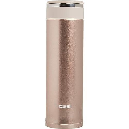 Zojirushi Stainless Steel Travel Mug with Tea Leaf Filter, 11-Ounce/0.34-Liter, Pink Champagne
