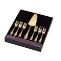 Stanley Rogers New Chelsea Cake Server Cutlery 7-Pieces Set, Gold
