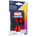 Gamegenic Asmodee North America Black Widow Marvel Champions Art Sleeves