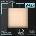 Maybelline New York Fit Me Matte & Poreless Pressed Powder - Porcelain 110
