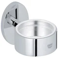Grohe 40369001 Essentials Holder for Glass, Soap Dish Or Soap Dispenser, Starlight Chrome