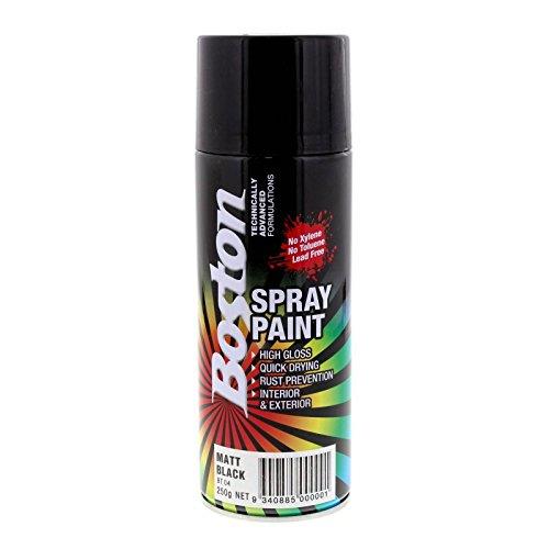 Boston Spray Paint 250 gram Matt Black