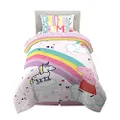 Franco Kids Bedding Super Soft Comforter and Sheet Set, 4 Piece Twin Size, Peppa Pig