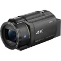 Sony FDR-AX43A 4K Handycam with Exmor R CMOS sensor, Black
