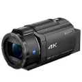 Sony FDR-AX43A 4K Handycam with Exmor R CMOS sensor, Black