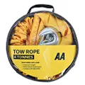 AA 4T Heavy Duty Tow Rope AA6226 – Yellow Strap-Style Towing Belt for Car Breakdowns Other Vehicles Up to 4 Tonnes
