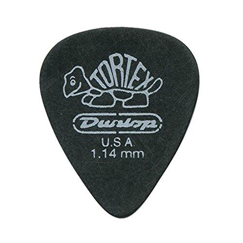 Dunlop 488R1.14 Tortex® Pitch Black, 1.14mm, 72/Bag