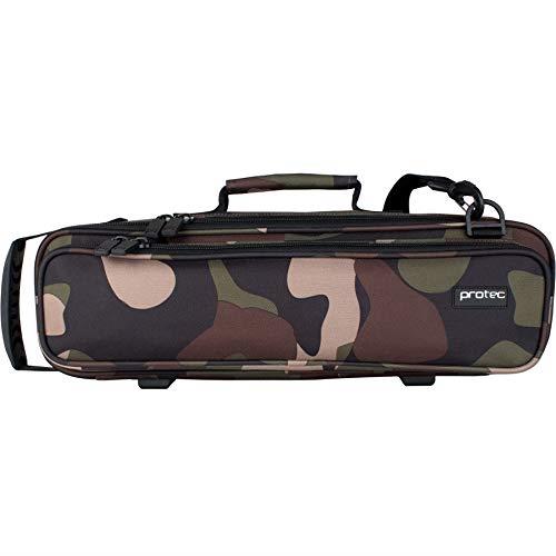 Protec Deluxe Flute Case Cover with Piccolo Pocket, Camouflage