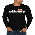 Ellesse Mens Classic Hooded Sweatshirt, Black, X-Small US