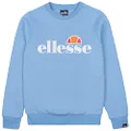 Ellesse Junior Suprios Sweatshirt, Light Blue, 8-9 Years