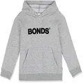 Bonds Kids Tech Sweats Pullover Hoodie, New Grey Marle, 2 (18-24 Months)