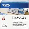 Brother Genuine DK-22246, White Continuous Paper Roll, 103mm X 30m