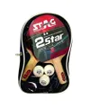 Stag 2 Star Table Tennis Playset, 2 Racquets & 3 Balls (White)