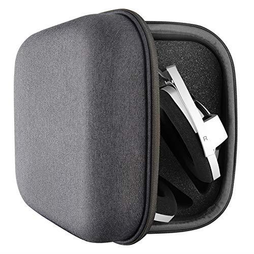 Geekria Shield Headphones Case Compatible with Sennheiser HD800S, HD800, HD820, HD700, HD660s2, HD650, PXC550 II, Replacement Hard Shell Travel Carrying Bag with Cable Storage (Dark Grey)