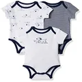 Little Me Boys' 3-Pack Bodysuits, White/Multi Puppy, 9 Months