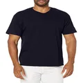 Champion Men's Classic Jersey V-neck T-shirt Shirt, navy, Large UK