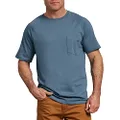 Dickies Cherokee Men's Cooling Short Sleeve T-Shirt, Dusty Blue, Medium