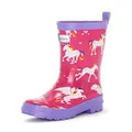 Hatley Girls Printed Rain Boots, Rainbow Unicorns, 6 Toddler, Rainbow Unicorns, 6 Toddler