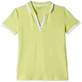 Nautica Women's Stretch Cotton Polo Shirt, Slice of Lime, X-Small