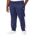 PUMA Men's Contrast Pants, Peacoat/White, 3X-Large Big Tall