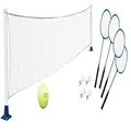 Poolmaster 72776 Above-Ground Mounted Poolside Volleyball/Badminton Game with Perma-Top Mounts