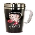 Spoontiques - Insulated Travel Mug - Batman Logo Coffee Cup - Coffee Lovers Gift - Funny Coffee Mug - 15 oz - Black