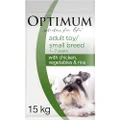 Optimum Adult Small Breed Chicken Rice Dry Dog Food Bag 15kg