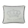 Juicy Couture Square 1-Piece Premium Throw Pillow-Living Room and Bedroom Décor, 1 Count (Pack of 1), Grey