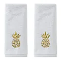 SKL Home by Saturday Knight Ltd. Gilded Pineapple Hand Towel (2-Pack), White