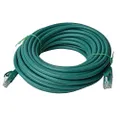 8Ware Cat6a UTP Ethernet Cable with Snagless, 50 Meter Length, Green