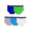 Fruit of the Loom Little Boys' Assorted Brief, Multi, 2T/3T(Pack of 5)