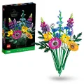 LEGO® Icons Wildflower Bouquet 10313 Building Set for Adults; Surprise a Loved One with a Brick-Built Bunch of Flowers; A Mindful Project for Adults That Includes 8 Species of Wildflowers